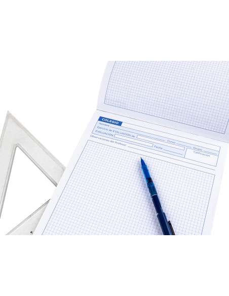 Bloc examenes liderpapel cuadro 4mm folio 40 hojas 60g/m2