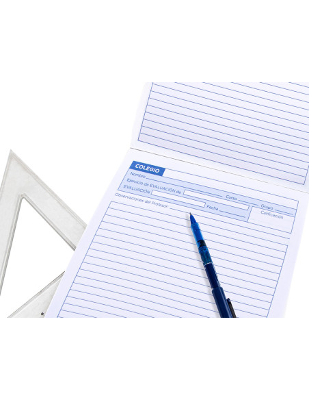 Bloc examenes liderpapel horizontal folio 40 hojas 60g/m2
