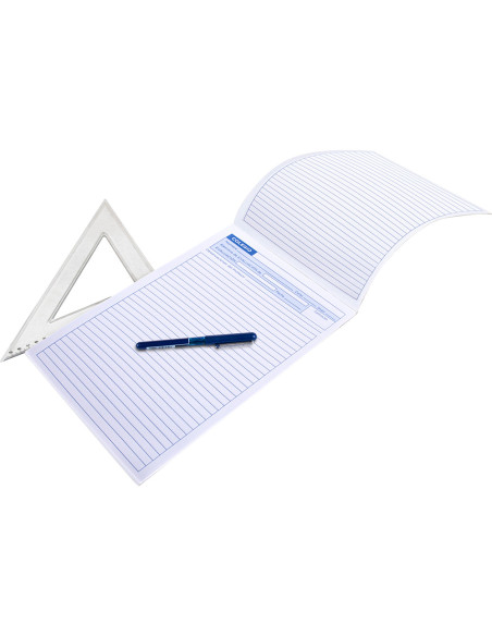 Bloc examenes liderpapel horizontal folio 40 hojas 60g/m2