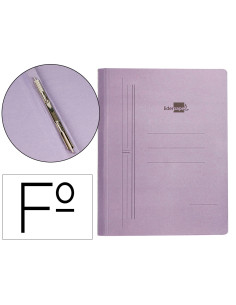 Carpeta gusanillo liderpapel folio carton azul