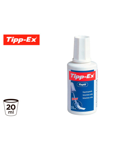 Corrector tipp-ex aplicador espuma bote 20 ml