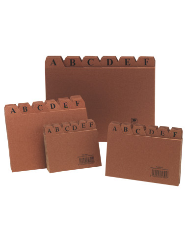 Indice fichero carton nº5 160x220 mm