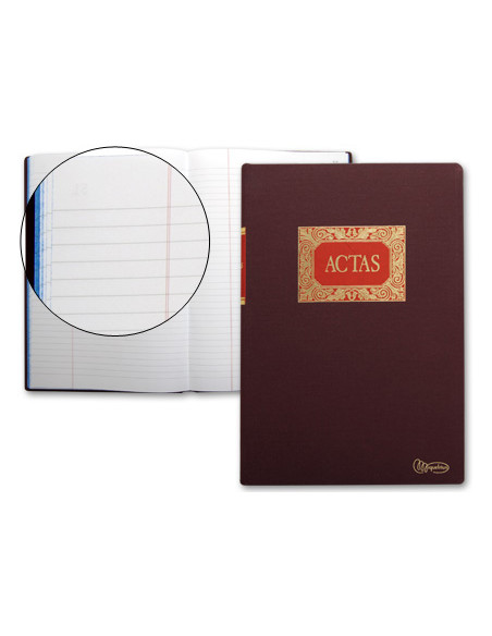 Libro miquelrius folio 100 hojas actas