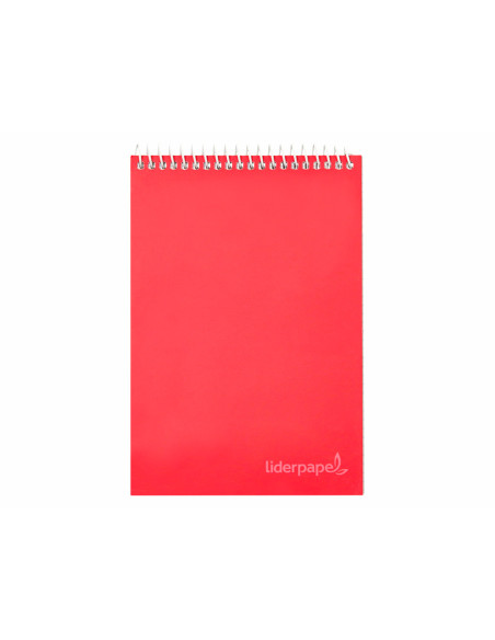 Cuaderno espiral liderpapel bolsillo dieciseiavo apaisado witty tapa dura dura 80h 60 grcuadro 4 mm colores stdos.