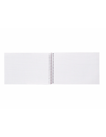 Cuaderno espiral liderpapel bolsillo dieciseiavo apaisado witty tapa dura dura 80h 60 grcuadro 4 mm colores stdos.
