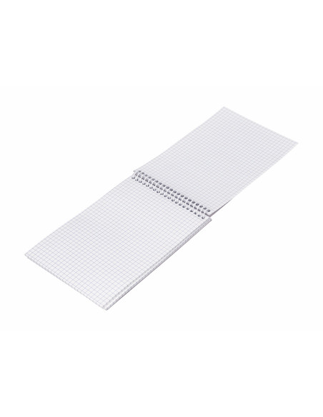 Cuaderno espiral liderpapel bolsillo dieciseiavo apaisado witty tapa dura dura 80h 60 grcuadro 4 mm colores stdos.