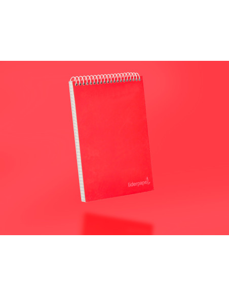 Cuaderno espiral liderpapel bolsillo dieciseiavo apaisado witty tapa dura dura 80h 60 grcuadro 4 mm colores stdos.