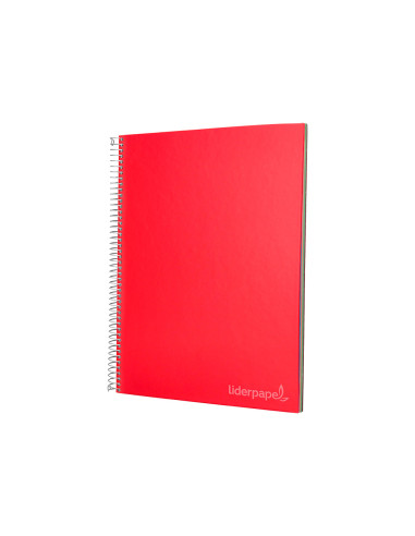 Cuaderno espiral liderpapel a5 micro jolly tapa forrada 140h 75 gr horizontal 5 bandas6 taladros colores surtidos