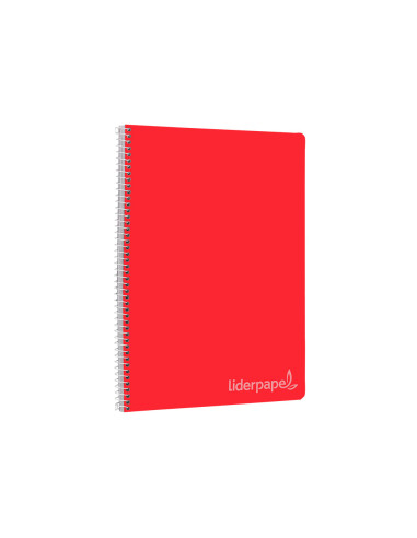 Cuaderno espiral liderpapel folio witty tapa dura 80h 75gr rayado montessori 3,5mm colores surtidos