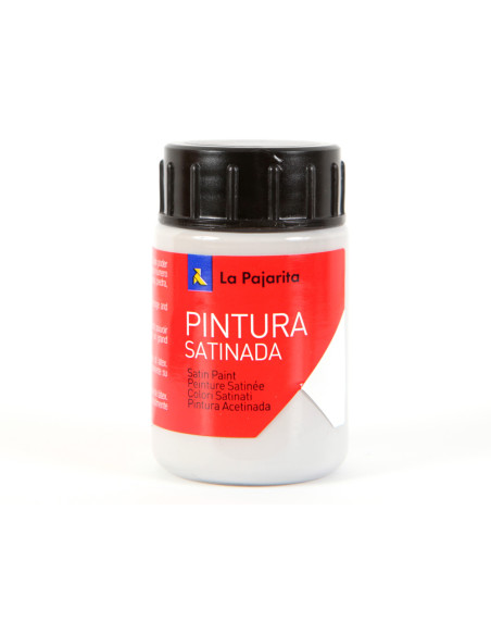 Pintura latex la pajarita gris plata 35 ml