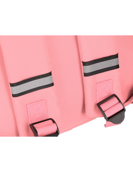 Cartera antartik mochila 2 asas y bolsillos exteriores coral 300x115x390 mm