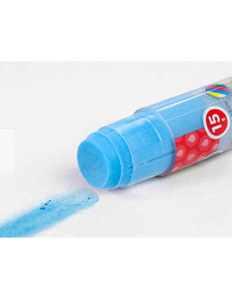 Pegamento liderpapel en barra 15 gr trazo magico color neon surtido unidad