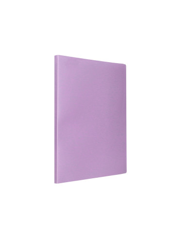 Carpeta liderpapel escaparate 30 fundas polipropileno din a4 lavanda opaco