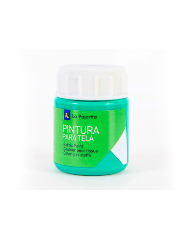 Pintura para tela la pajarita verde esmeralda 25 ml