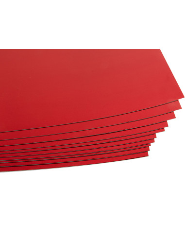 Cartulina liderpapel 50x65 cm 235g/m2 metalizada rojo