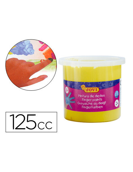 Pintura a dedos jovi 125 cc amarillo