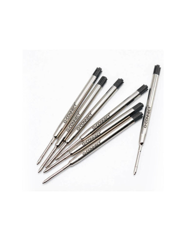 Recambio boligrafo q-connect tipo parker negro