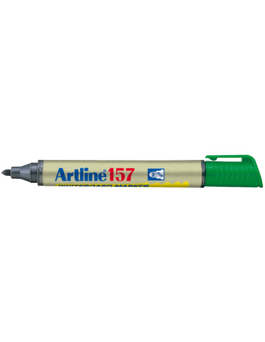 Rotulador artline pizarra ek-157 verde punta redonda 2 mm