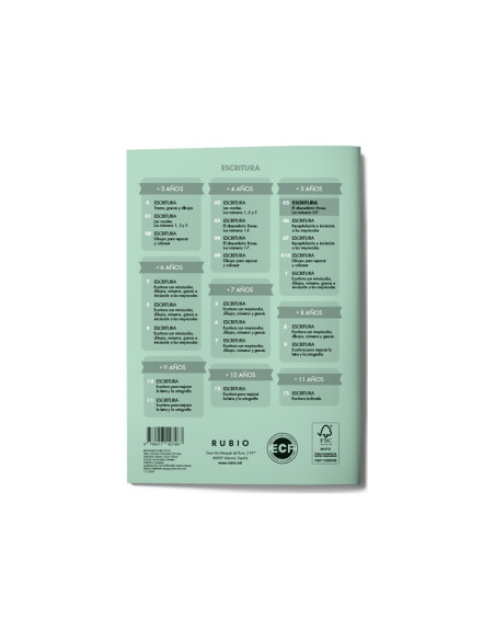 Cuaderno rubio caligrafia nº 05