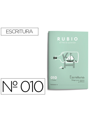 Cuaderno rubio caligrafia nº 010