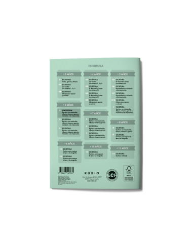 Cuaderno rubio caligrafia nº 2