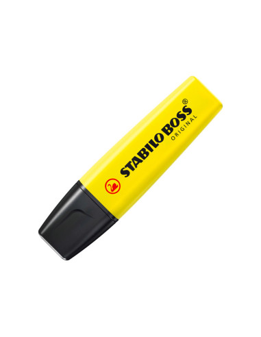 Rotulador stabilo boss fluorescente 70 amarillo