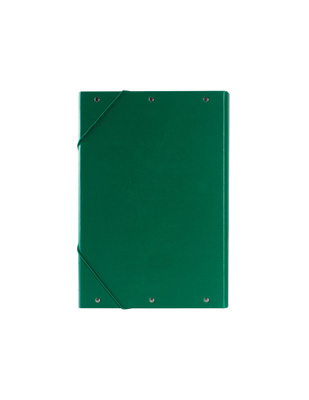 Carpeta proyectos liderpapel folio lomo 30mm carton forrado verde