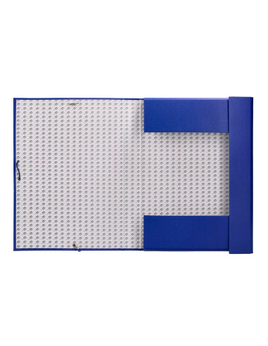 Carpeta proyectos liderpapel folio lomo 50mm carton forradoazul