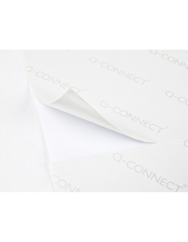 Etiqueta adhesiva q-connect kf01581 tamaño 38,1x21,2mm fotocopiadora laser ink-jet caja con 100 hojas din a4