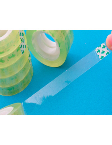 Cinta adhesiva q-connect transparente 33 mt x 19 mm