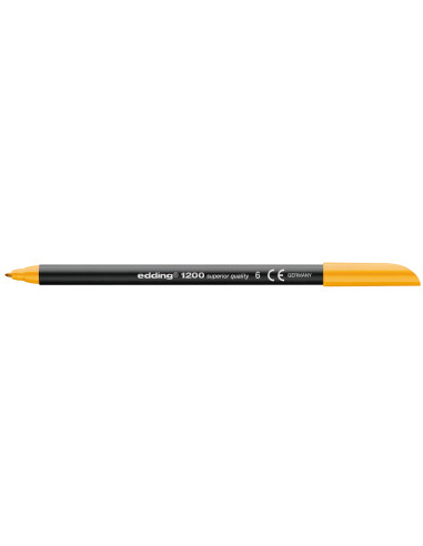 Rotulador edding punta fibra 1200 naranja claro n.16 punta redonda 0.5 mm