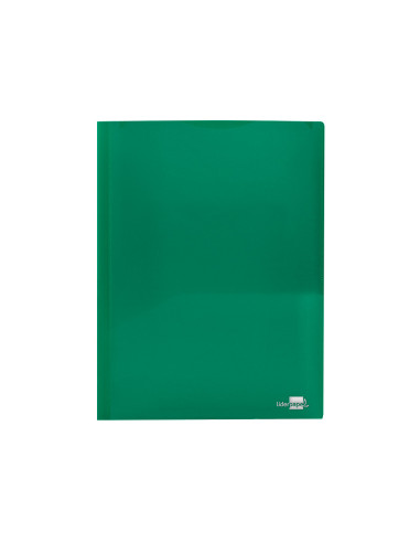 Carpeta liderpapel dossier dos bolsas canguro 45683 polipropileno din a4 verde