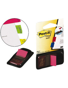 Banderitas separadoras 680-21 rosa brillo dispensador de 50