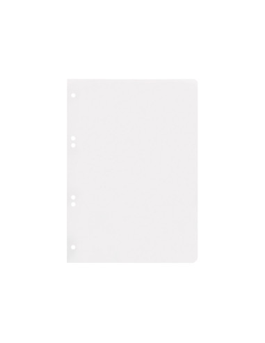 Recambio liderpapel cuarto 100 hojas 60g/m2 liso sin margen 6 taladros