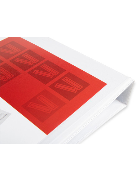 Carpeta canguro 2 anillas mixtas 16mm liderpapel a4 plastico blanca