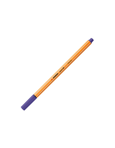 Rotulador stabilo punta de fib ra point 88 violeta punta fina 0,4mm