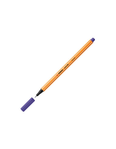 Rotulador stabilo punta de fib ra point 88 violeta punta fina 0,4mm