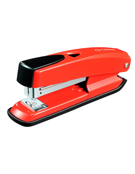 Grapadora q-connect kf02152 plastico abs roja capacidad 20 hojas