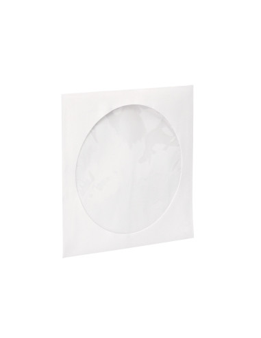 Sobre para cd q-connect con ventana transparente y solapa -pack de 50 unidades