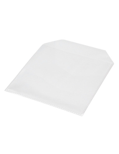 Sobre para cd q-connect polipropileno con solapa -pack de 50 unidades