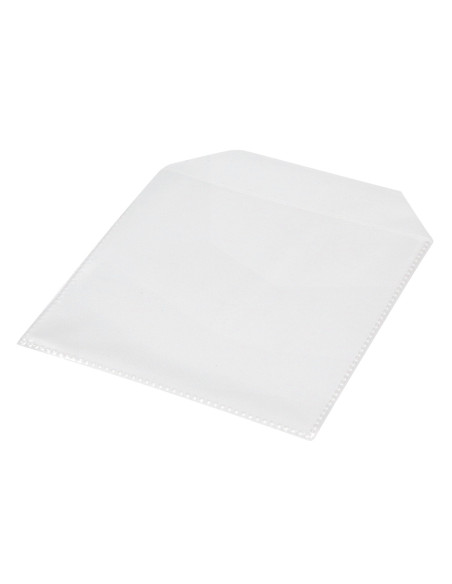 Sobre para cd q-connect polipropileno con solapa -pack de 50 unidades