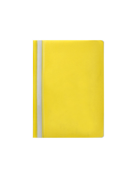 Carpeta dossier fastener plastico q-connect din a4 amarilla