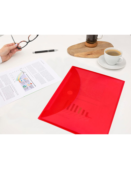 Carpeta liderpapel dossier a4 cierre de velcro colores surtidos pack 10+2 gratis