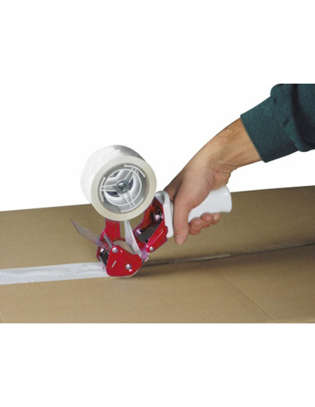 Cinta adhesiva q-connect polipropileno blanca 66 mt x 50 mm para embalaje