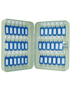 Armario metalico portallaves q-connect 250x180x60 mm para 36 llaves