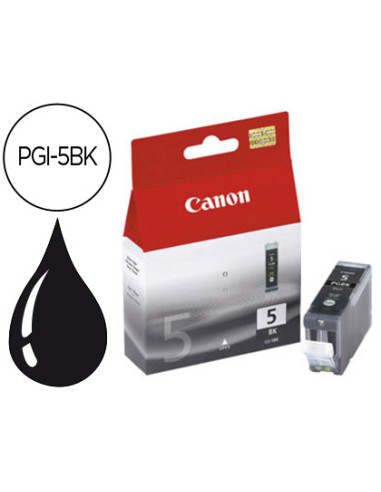 Ink-jet canon ip3300 4200 4300 5200 5200r 5300 mp500 530 600 800 810 ix4000 5000 negragran capacidad pgi-5bk