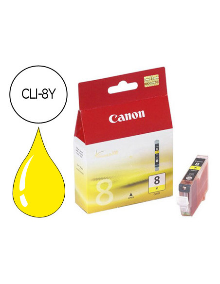 Ink-jet canon ip3300 4200 4300 5200 5200r 5300 6600d 6700d mp500 530 600 800 810 ix4000 ix5000 pro9000-amarillo cli-8