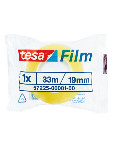 Cinta adhesiva tesa standard 33 mt x 19 mm