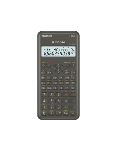 Calculadora casio fx-82msii cientifica 240 funciones pantalla de dos lineas