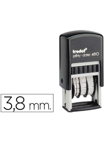 Fechador trodat entintaje automatico 3.8 mm printy 4810